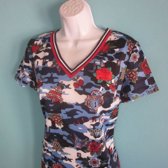 Rosalita McGee Womens Size S Pullover Stretch Shift Dress - Spanish Brand -38" B - Picture 8 of 13